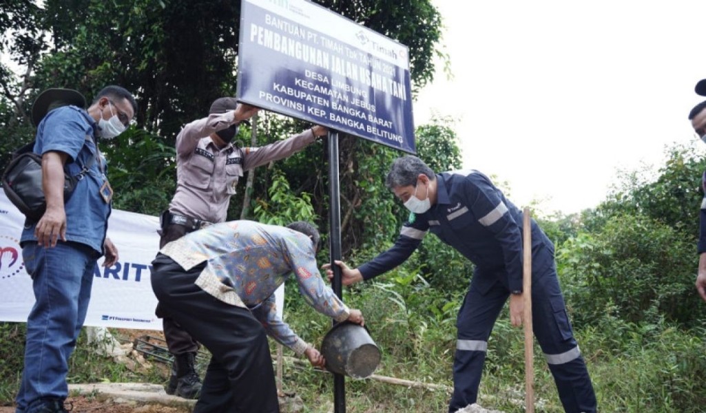 PT Timah Perkuat Infrastruktur di Wilayah Operasional untuk Sejahterakan Masyarakat