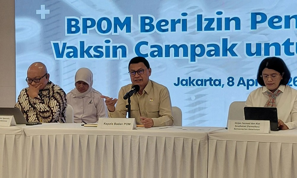 BPOM Izinkan Vaksin Campak Dewasa Untuk Tangani KLB Nasional Tahun 2026