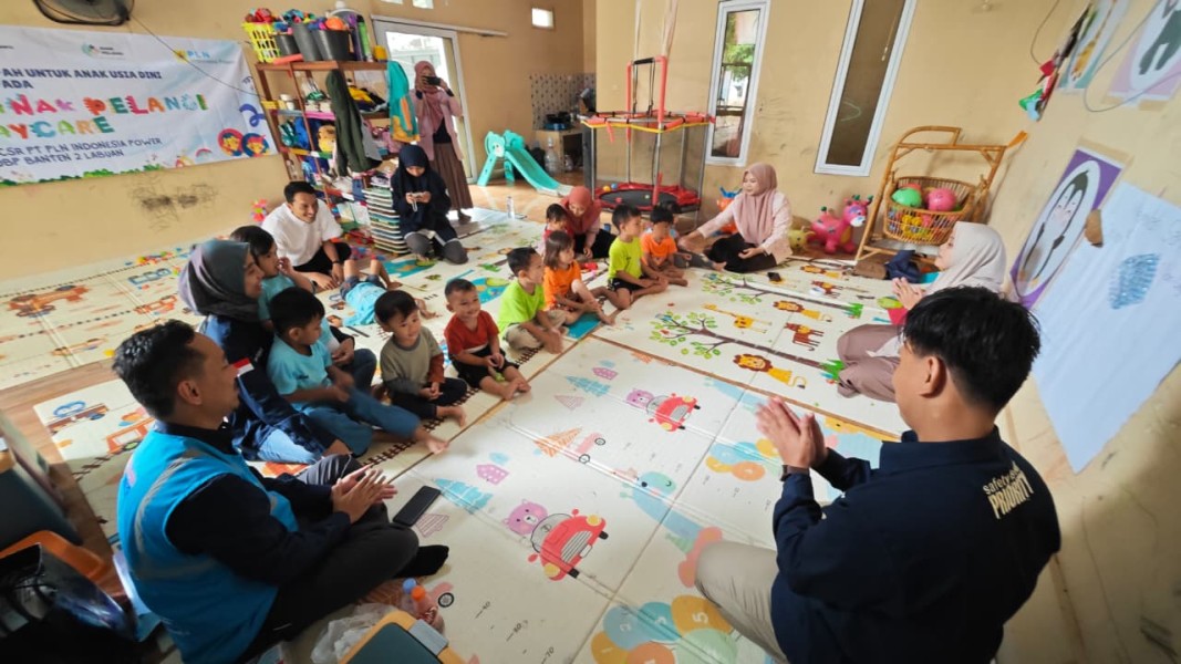 Sosialisasi Pilah Sampah untuk Anak Usia Dini di TAMASYA Anak Pelangi Daycare