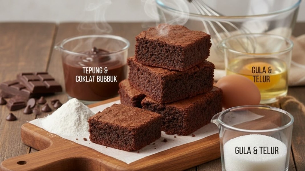 Cara Membuat Brownies Takaran Gelas Kukus Panggang Praktis Lezat Anti Gagal