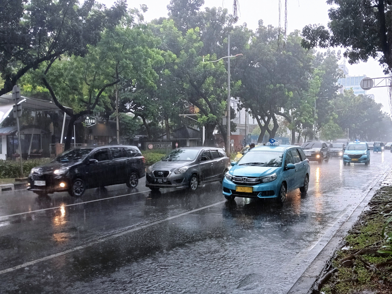 BMKG Hujan Ringan Bakal Warnai Cuaca Jakarta Hari Ini