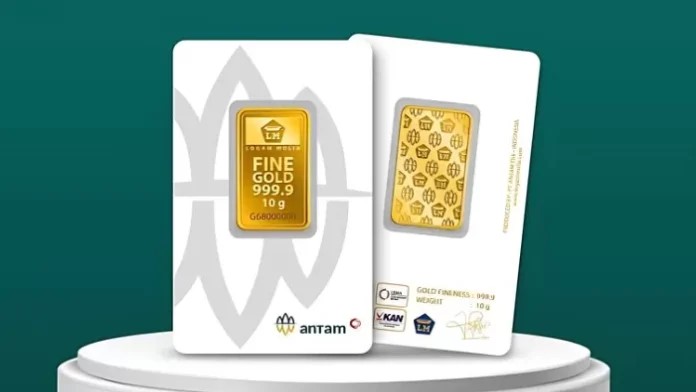 Harga Emas Antam Hari Ini Naik, Tembus Rp2,1 Juta