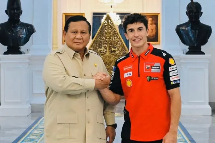 Marc Marquez Juara Dunia MotoGP 2025 Temui Presiden Prabowo