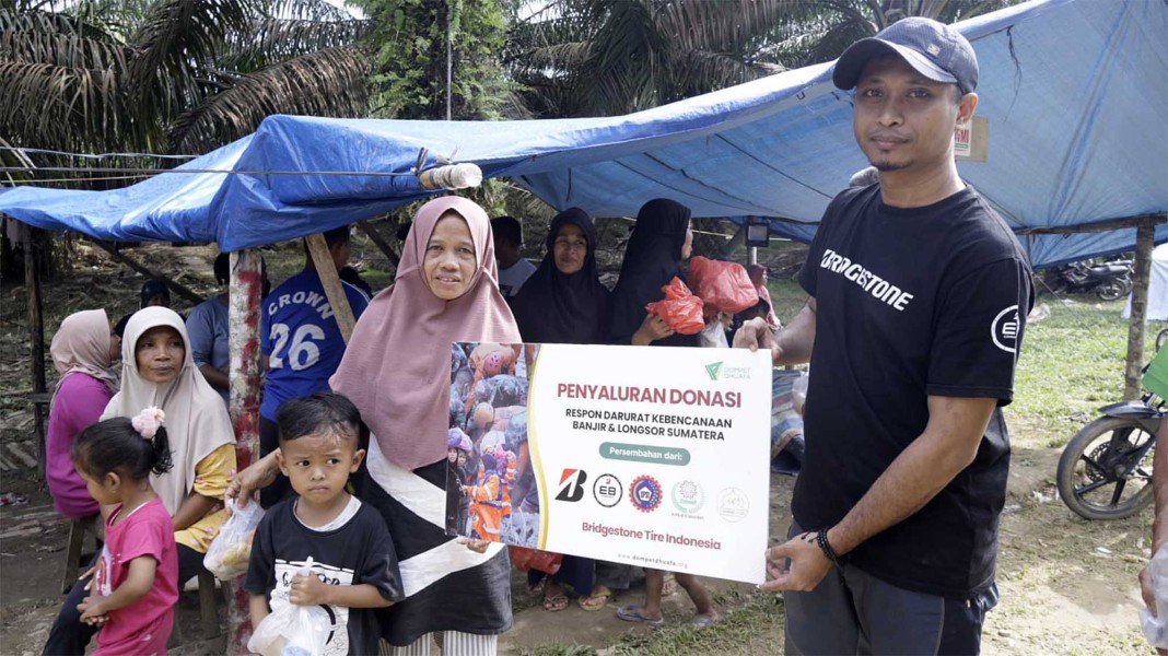 Bridgestone Indonesia Salurkan Bantuan Kemanusiaan dan Edukasi Keselamatan Jalan Sekaligus
