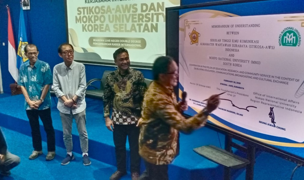 Stikosa AWS Jalin Kerjasama Strategis dengan MNU Korea dalam Bidang Pendidikan