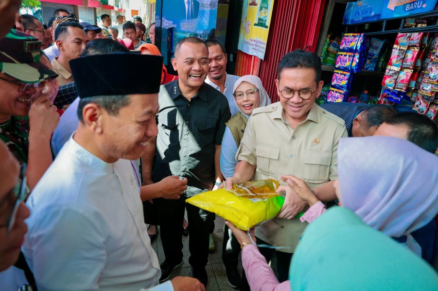 Menteri Perdagangan Budi Santoso Pastikan Stok dan Harga Bahan Pokok Kudus Aman Jelang Lebaran 2026