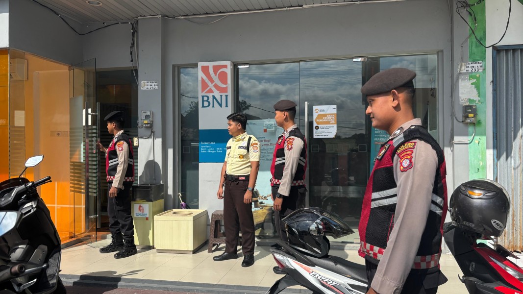 Perbankan Aman Berkat Patroli Rutin Polisi