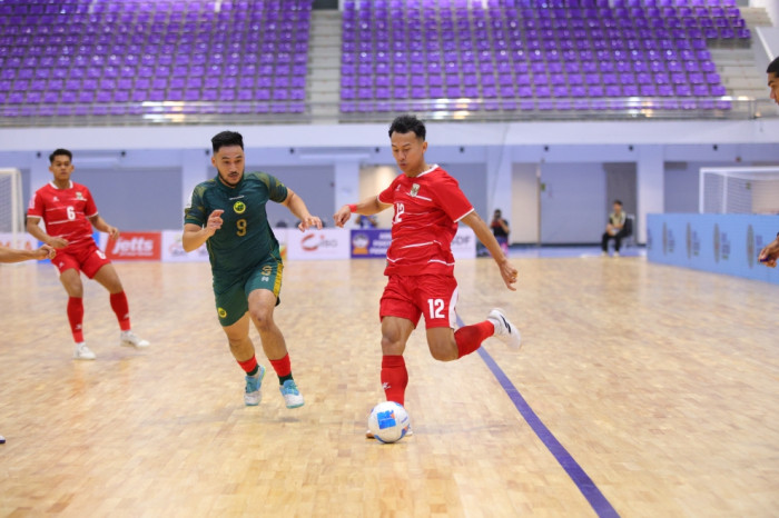 Timnas Futsal Indonesia Pesta Gol Babak Pertama Lawan Brunei Darussalam