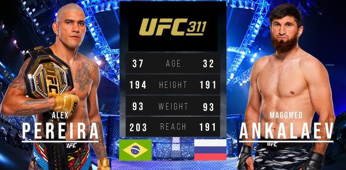 UFC 313: Laga Sengit Alex Pereira vs Mogamedov Ankalaev Tayang Live di Mola TV Minggu Ini