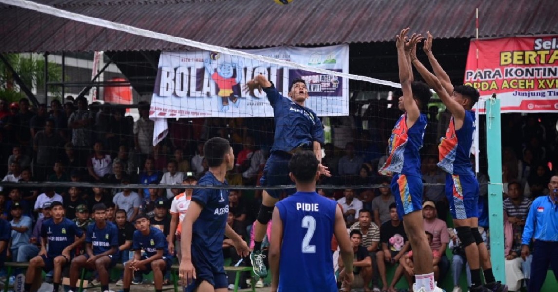 Final Turnamen Voli Aceh Tengah dan Bener Meriah: Lapangan Kampung Bintang Dipadati Ribuan Penonton