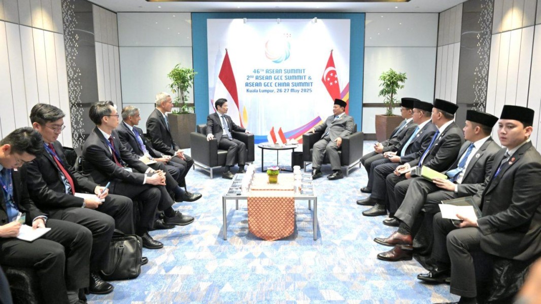 Prabowo Bahas Kerja Sama Strategis dengan PM Singapura