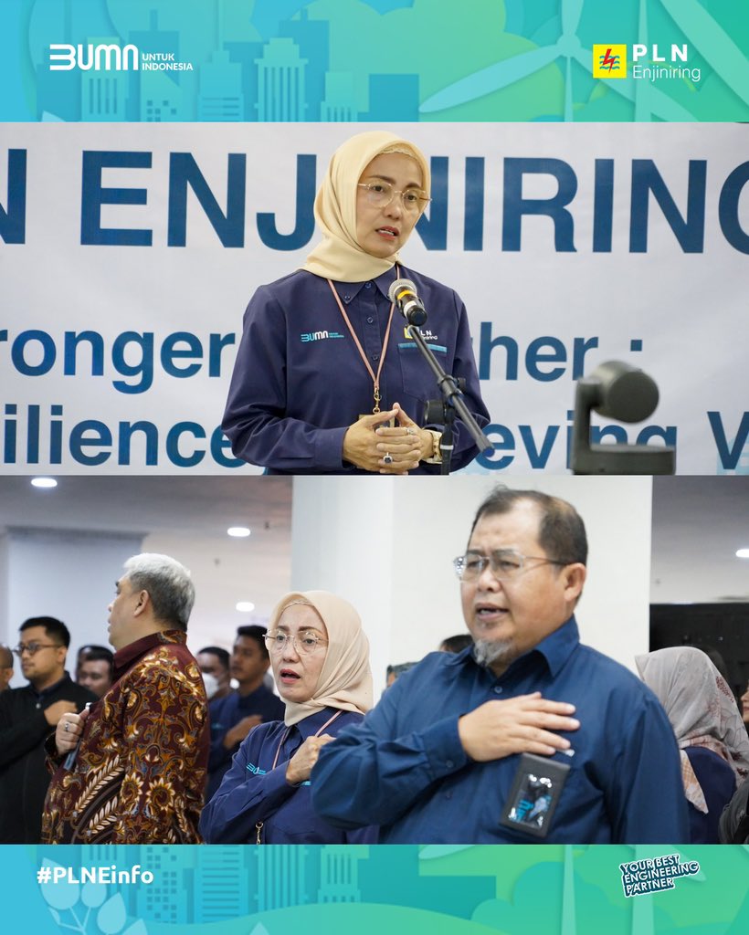 PLN Enjiniring Sambut Tahun Baru dengan Semangat Baru, Perkuat Sinergi untuk Masa Depan yang Cerah