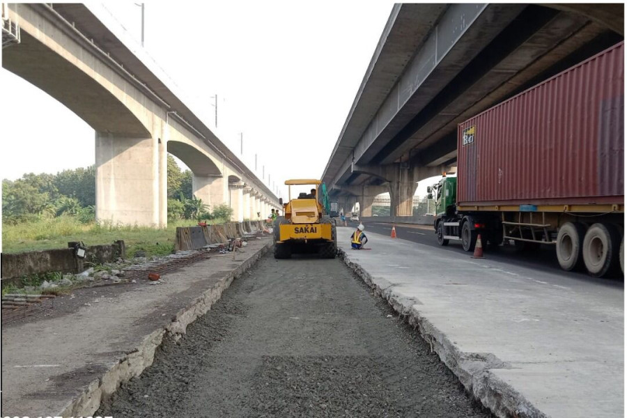 PT Jasamarga Transjawa Tol (JTT) Lakukan Rekonstruksi Tol Jakarta-Cikampek Aman