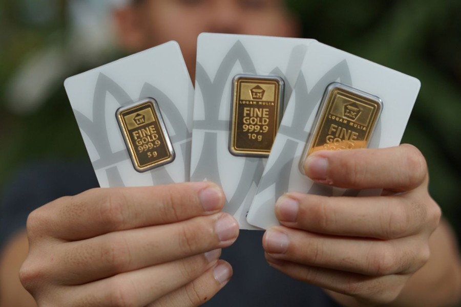 Harga Emas Antam Turun Tipis Hari Ini