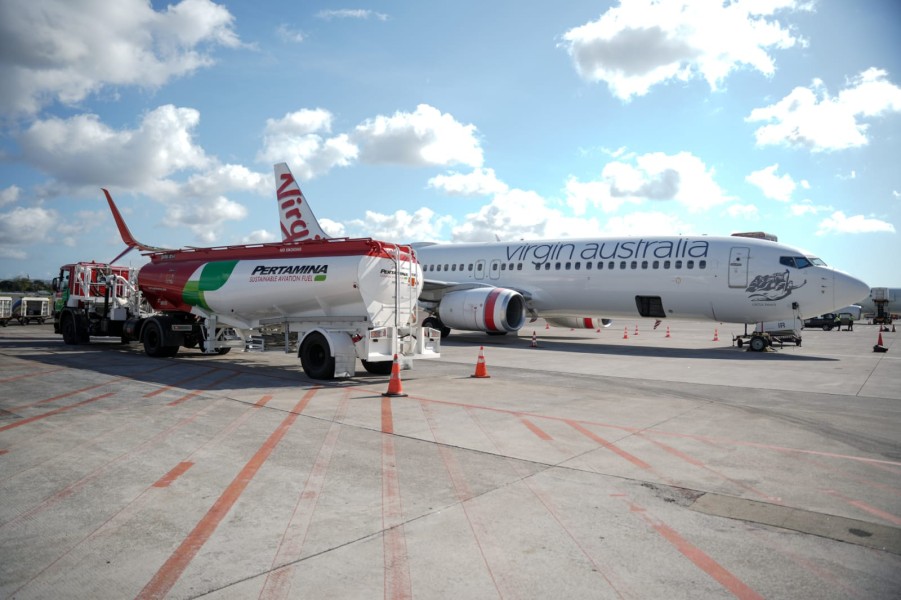 Virgin Australia Airlines Jadi Pelopor Dalam Menggunakan Bahan Bakar Terbarukan dari Pertamina Virgin Australia Airlines Jadi Pelopor Dalam Menggunakan Bahan Bakar Terbarukan dari Pertamina