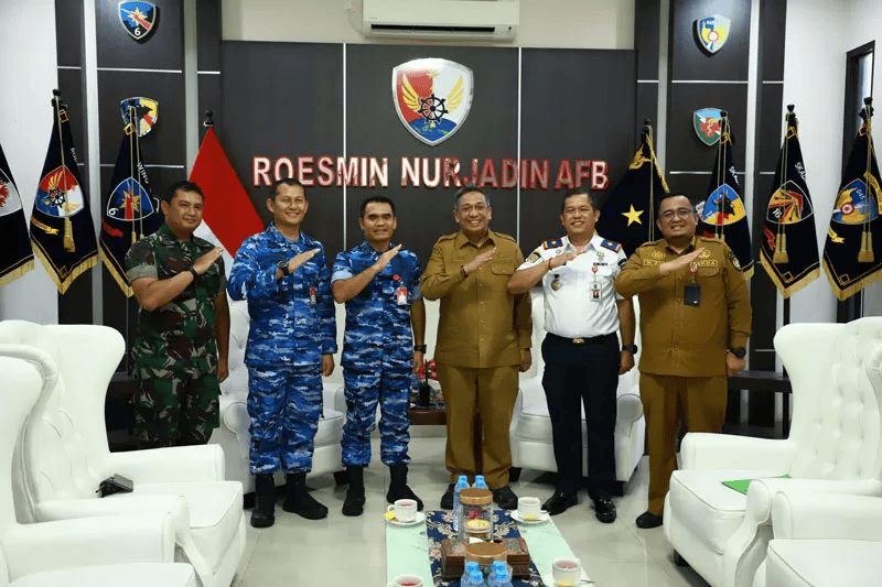Danlanud Berikan Izin Penerbangan Pesawat Pengangkut JCH dari Rohul ke Batam