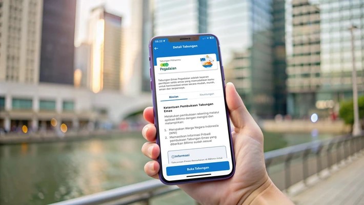 BRImo Tawarkan Fitur Tabungan Emas Mulai Rp10 Ribu