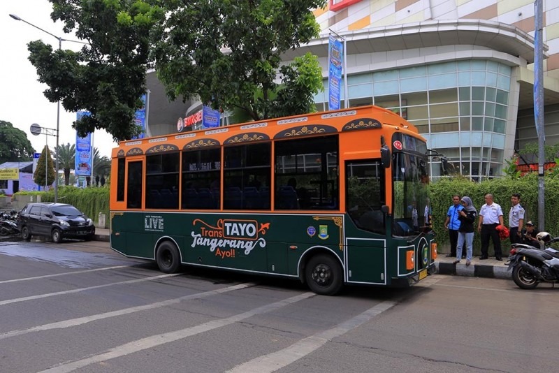 Layanan Transportasi Bus Tayo Tangerang Digratiskan Pemkot Khusus Pada Hari Ini