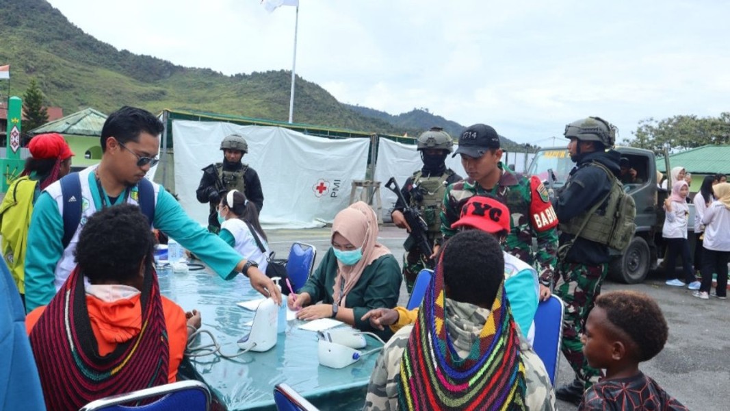 Logistik dan Pengobatan Disalurkan ke Pengungsi Konflik Pilkada Papua Pegunungan