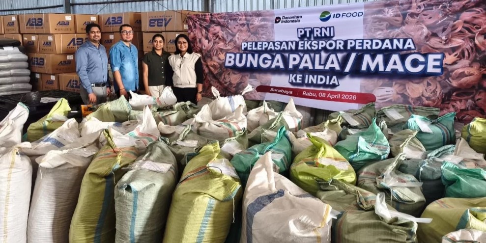 Ekspor Perdana Bunga Pala ID Food Tembus Pasar India
