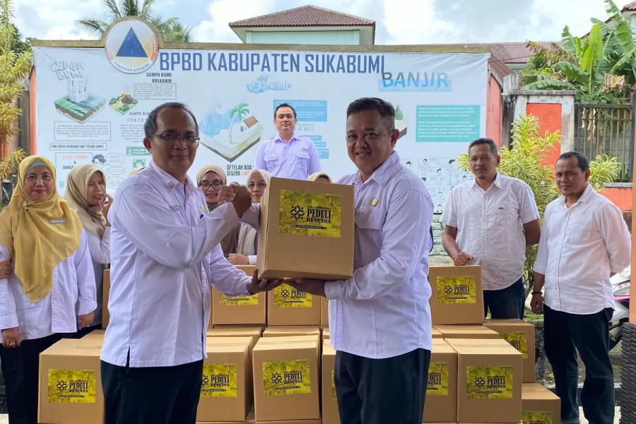 Sinergi Instansi Menguatkan Logistik Darurat Kabupaten Sukabumi