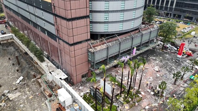 Ledakan Dahsyat Diduga Akibat Gas Guncang Department Store di Taiwan, Empat Orang Tewas