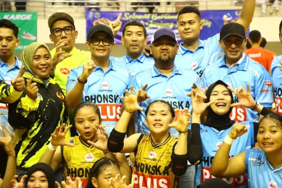 Gresik Juara Voli Putri Porprov IX Jatim