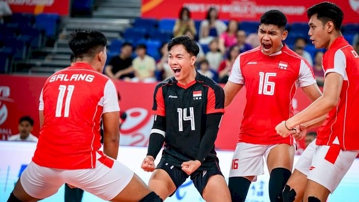 Duel Krusial Indonesia vs Tunisia di Kejuaraan Dunia Voli U 21