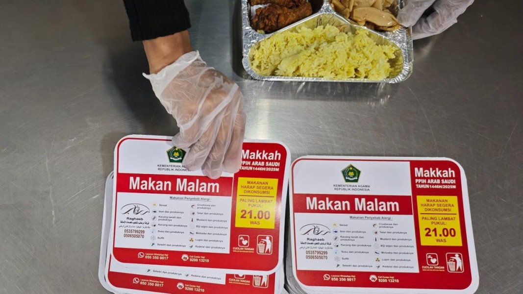 Biaya Konsumsi Jemaah Haji 2026 Tersedia Makan 3 Kali Sehari