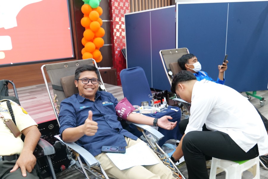 Komitmen Kepedulian Sosial Terus Diperkuat PLN IP UBP Jeranjang Lewat Aksi Donor Darah Saat Bulan K3 Nasional 2026