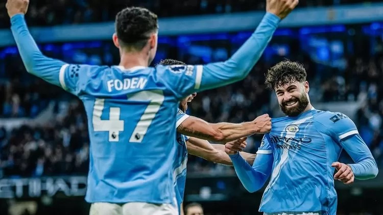 Manchester City Cetak Dua Gol 4 Menit Saja