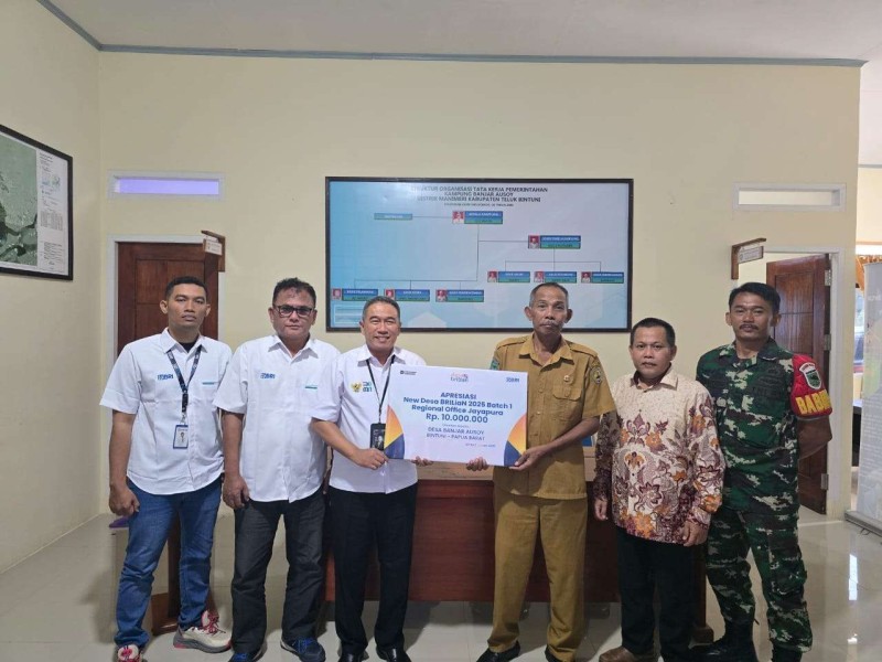 Desa Banjar Ausoy Resmi Terpilih Menjadi Desa Brilian Milik BRI Bintuni