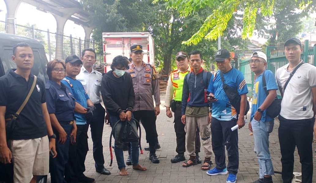 Petugas KAI Gagalkan Pencurian Kabel Grounding di Cikarang