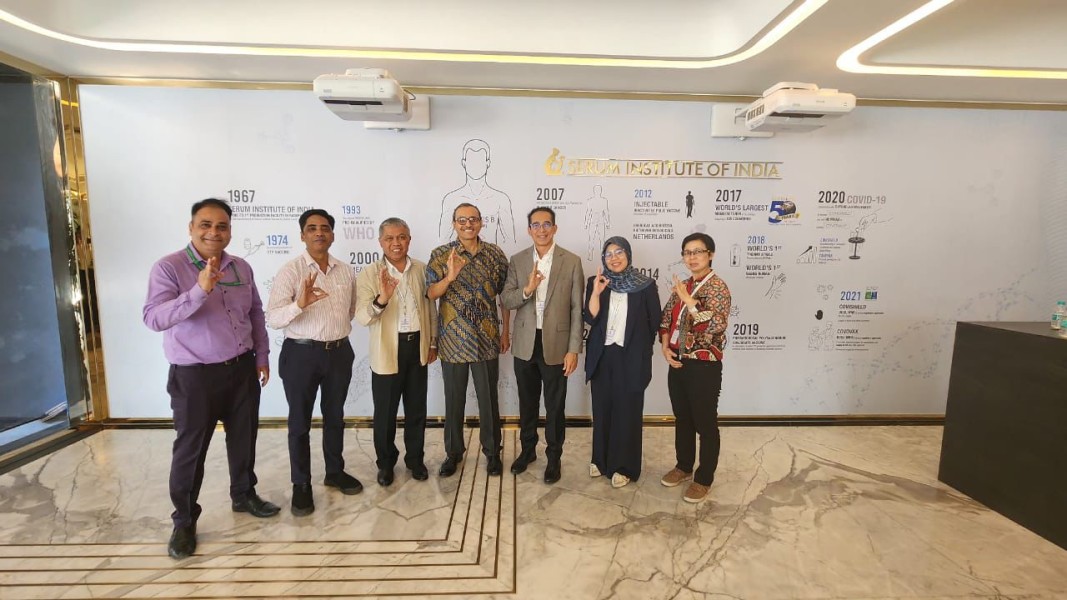 Bio Farma Jalin Kerja Sama dengan Serum Institute of India dalam Kunjungan Presiden RI ke India