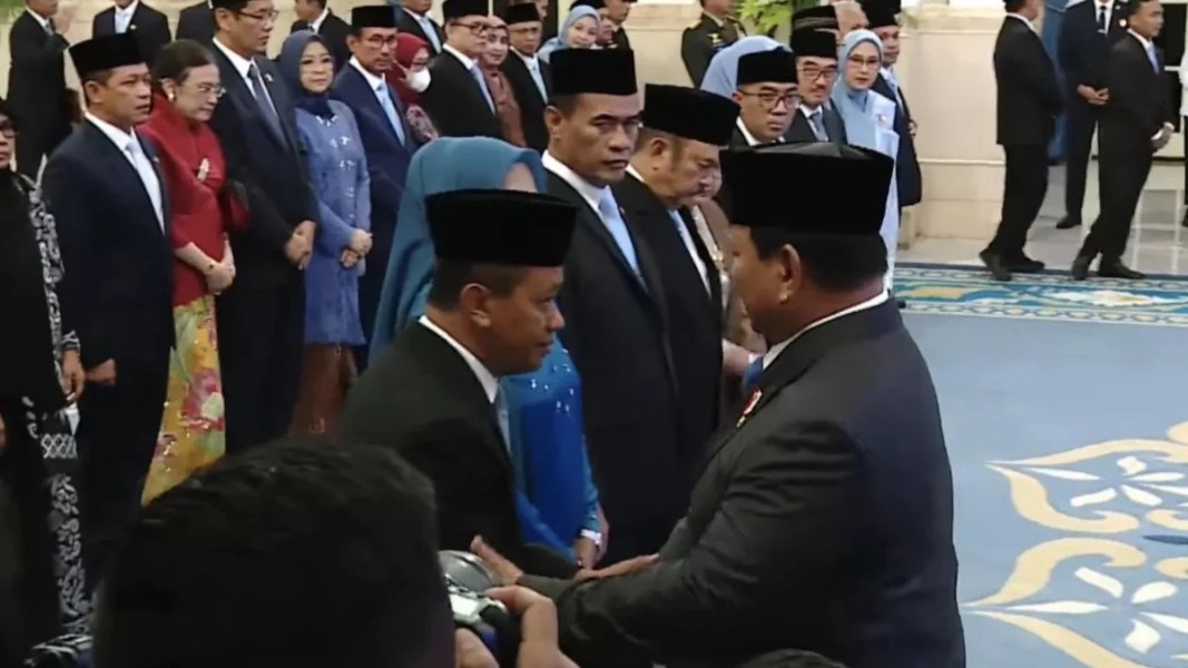 Prabowo Lantik Enam Belas Anggota Dewan Energi Nasional Di Istana Kepresidenan Jakarta
