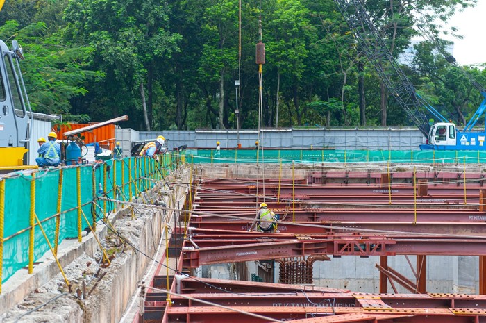 Rekayasa Lalu Lintas Di Thamrin Dukung Pekerjaan Proyek MRT