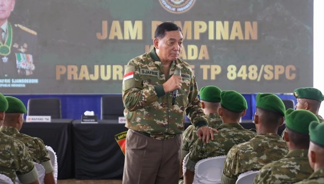 Menhan Tekankan Yon TP Lindungi dan Layani Masyarakat, Perkuat Keamanan dan Ketahanan Wilayah