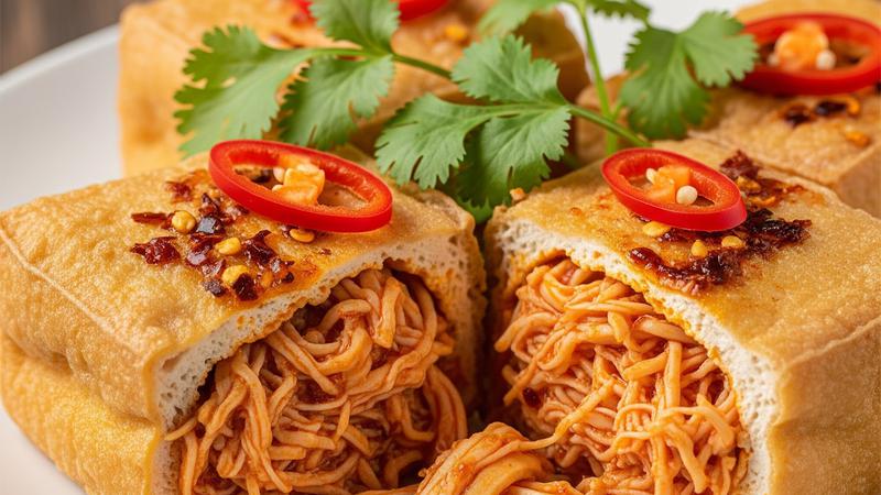 Resep Tahu Isi Ayam Suwir Pedas Renyah Dan Gurih Resep Tahu Isi Ayam Suwir Pedas Renyah Dan Gurih