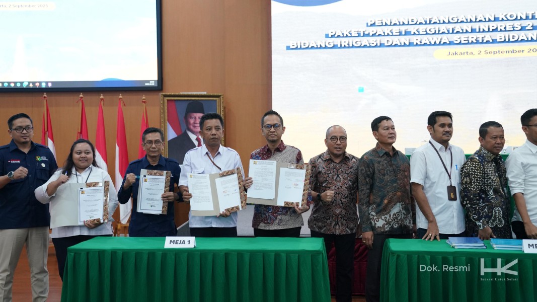 Dukung Swasembada Pangan Nasional, Hutama Karya Rehabilitasi Jaringan Irigasi di Jawa, Sumatera, dan Sulawesi
