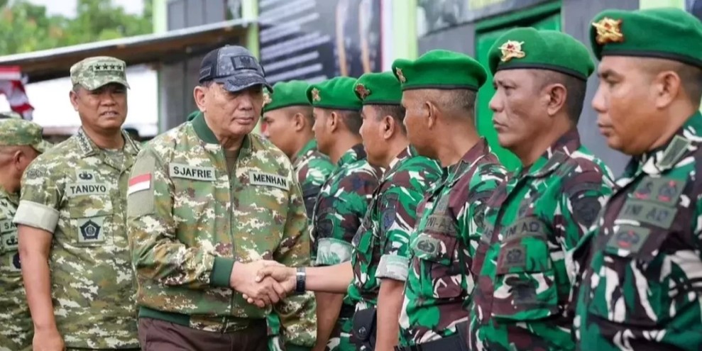 Menhan Sjafrie Tegaskan Prajurit TNI Solusi Ketahanan Pangan