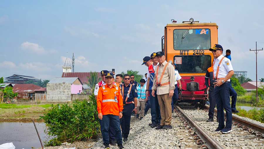 Kemenhub Percepat Jalur Ganda KA Medan-Binjai Sumatra