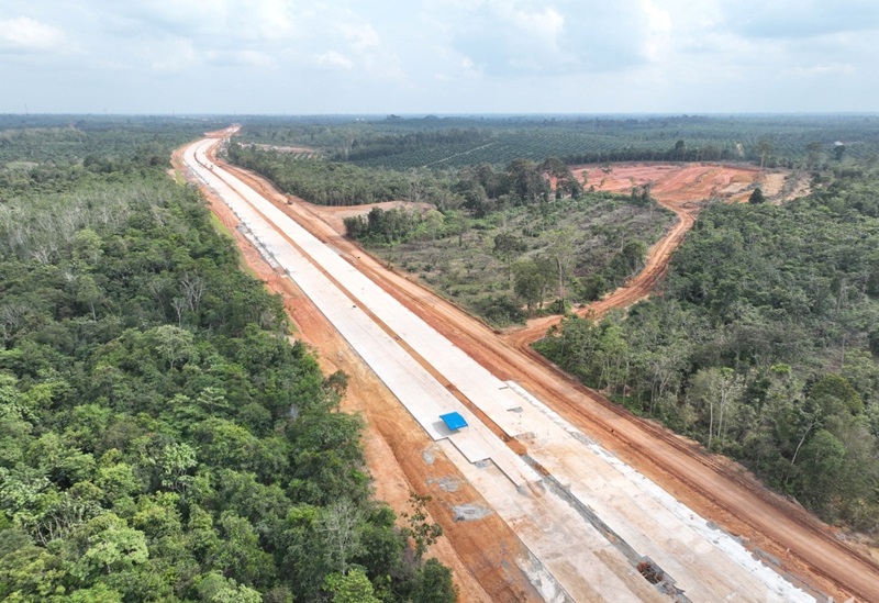 Hutama Karya Genjot Tol Betung Jambi Dukung Distribusi Pangan
