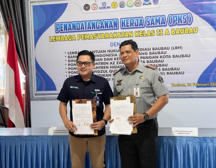 Lapas Kelas IIA Baubau dan BRI Cabang Baubau Resmi Jalin Kerja Sama Perbankan: Dorong Pelayanan Finansial Lebih Modern dan Efisien