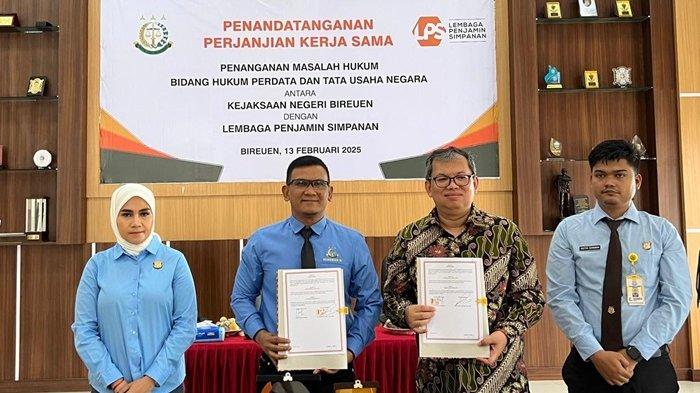 Kejaksaan Negeri Bireuen dan LPS Tandatangani MoU untuk Memperkuat Sinergi di Bidang Perdata dan Tata Usaha Negara
