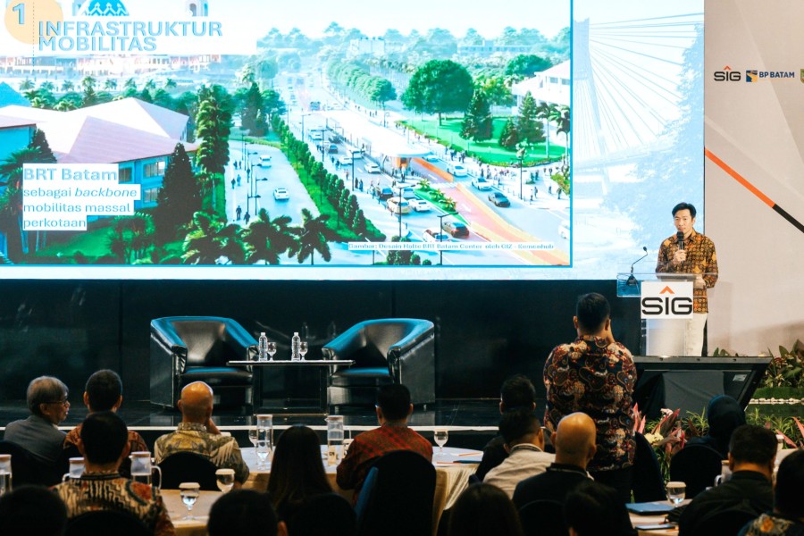 SIG Dorong Inovasi Konstruksi Berkelanjutan Mendorong Mobilitas Batam