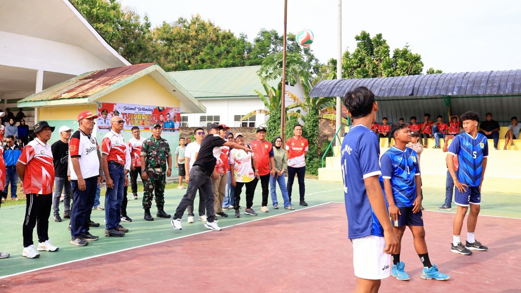 Turnamen Voli U 22 Sergai 2025 Jaring Atlet Muda