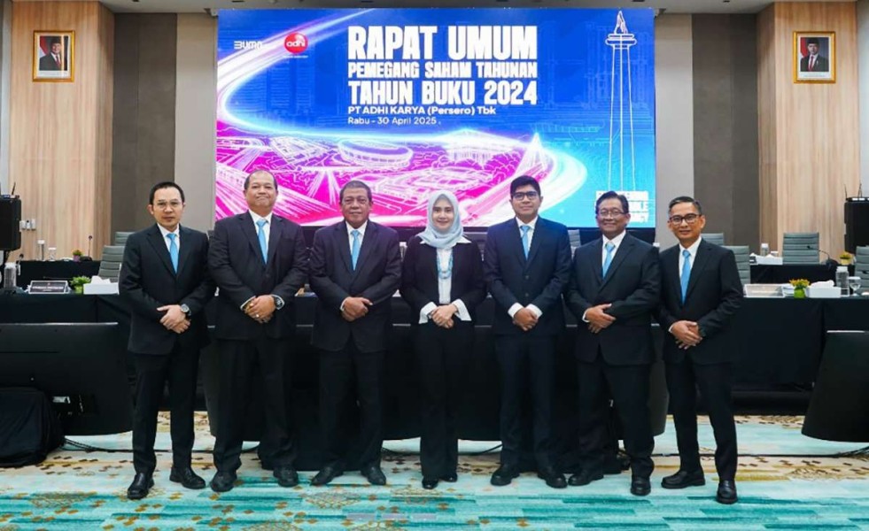 RUPST PT Adhi Karya (Persero) Tbk 2025: Laporan Keuangan 2024 Tunjukkan Peningkatan Laba Bersih 18%