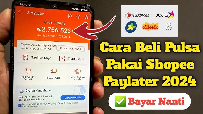 Cara Beli Pulsa Pakai Shopee PayLater,  Syarat, dan Biayanya