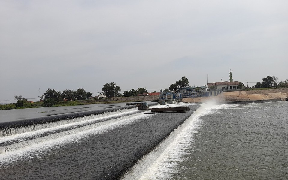 Wijaya Karya Mulai Rehabilitasi Bendung Karet Jatimlerek Jombang Hingga 2027