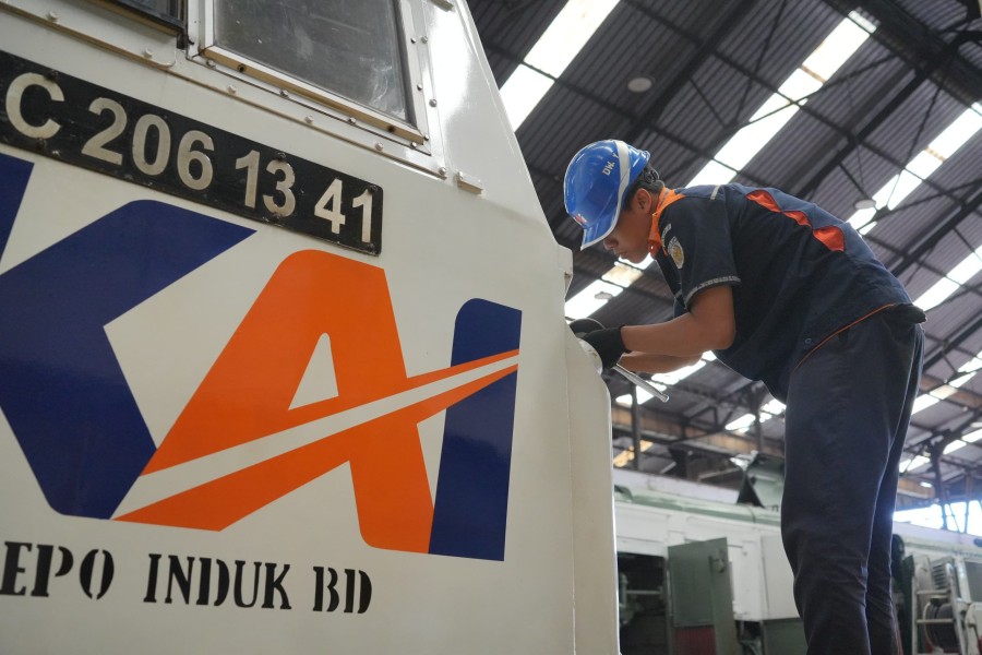 KAI Daop Bandung Siapkan Lokomotif Kereta Mudik Lebaran Tahun 2026